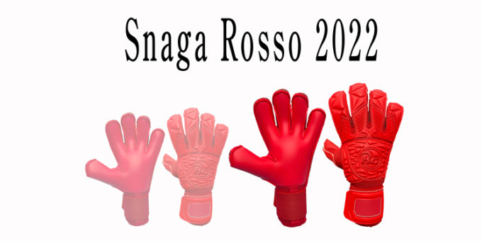 新品　完売品　サイズ有　RG  キーパーグローブ　Snaga Rosso2022